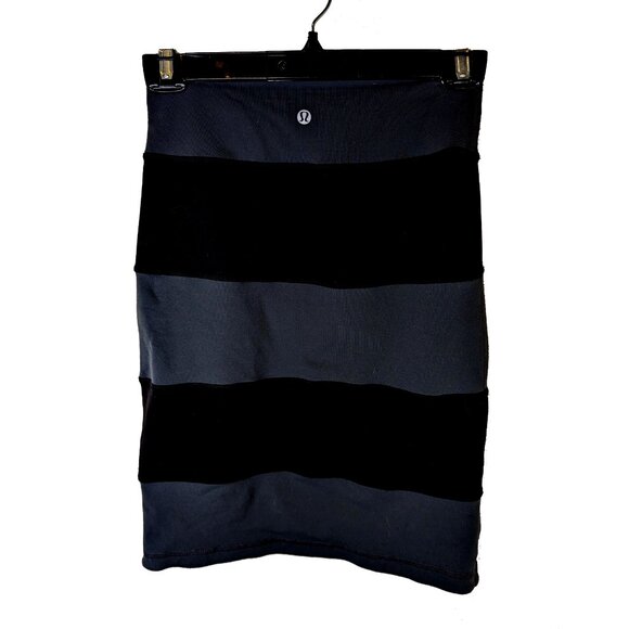Lululemon yoga over skirt Size 4 Black and dark grey - Picture 2 of 4